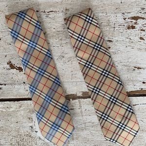 Two Authentic Burberry Ties